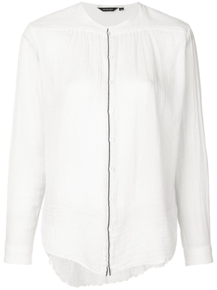 Pas De Calais Button Up Blouse - White