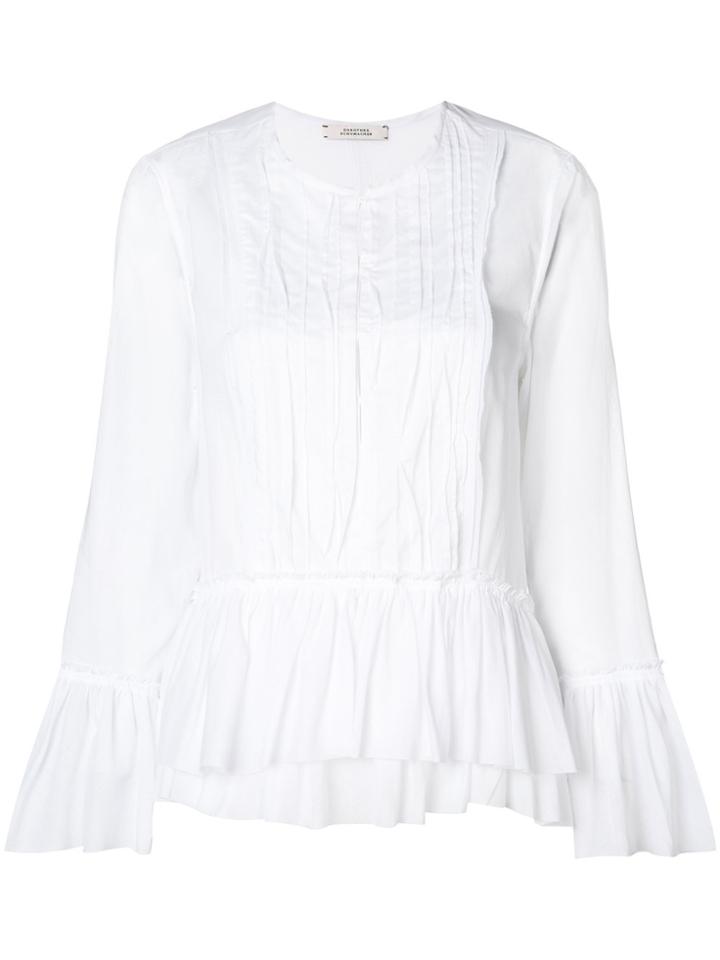 Dorothee Schumacher Peplum Hem Blouse - White