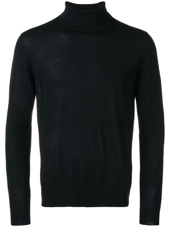 Falke Turtleneck Jumper - Black