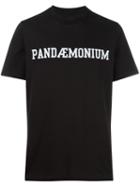 Oamc Pandemonium T-shirt, Men's, Size: Small, Black, Cotton/polyamide/spandex/elastane