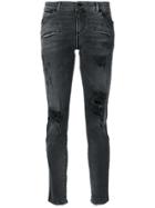 Pierre Balmain Ripped Skinny Jeans - Black
