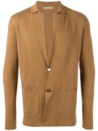 Nuur - Classic Blazer - Men - Cotton/linen/flax - 48, Brown, Cotton/linen/flax