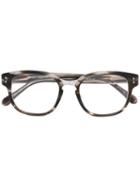 Linda Farrow Square Frame Sunglasses, Women's, Size: 49, Grey, Acetate/metal