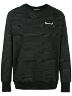 Numero00 - Striped Sweatshirt - Men - Polyamide/polyester/spandex/elastane/viscose - S, Black, Polyamide/polyester/spandex/elastane/viscose