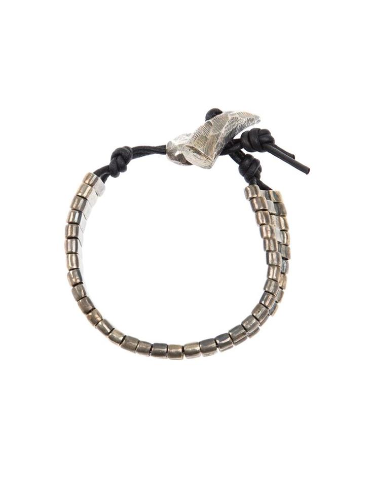 Tobias Wistisen Tusk Bracelet, Men's, Metallic