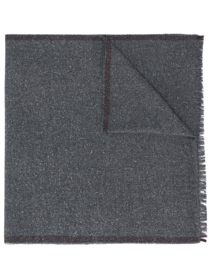 Eleventy Textured Scarf - Grey