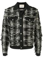 1017 Alyx 9sm Shredded Denim Jacket - Black