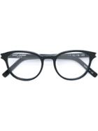 Saint Laurent Eyewear Classic Round Frame Glasses - Black