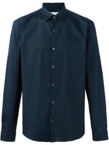 Cerruti 1881 'paris' Classic Shirt, Men's, Size: 40, Blue, Cotton/spandex/elastane