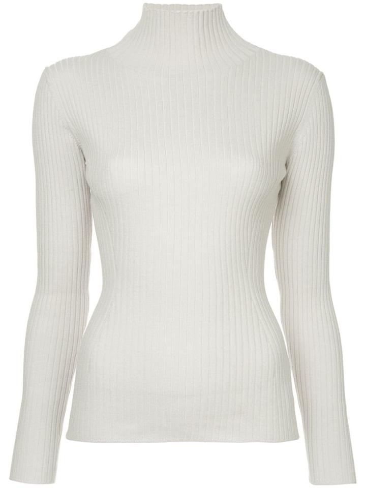 Des Prés Turtleneck Top - White