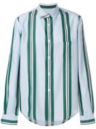 Golden Goose Deluxe Brand Striped Fitted Shirt - Blue
