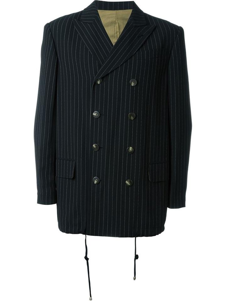 Jean Paul Gaultier Vintage Double Breasted Pinstripe Blazer