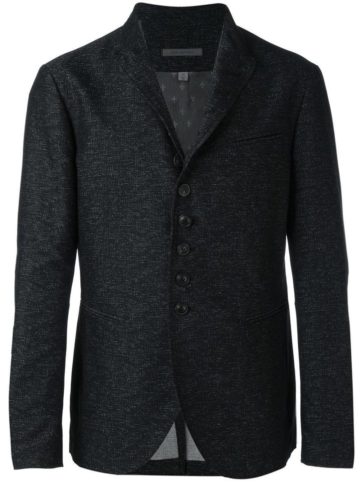 John Varvatos Jetted Pocket Blazer, Men's, Size: 48, Black, Cotton