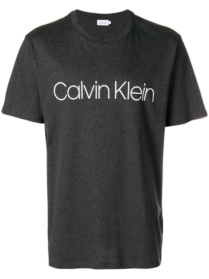 Ck Calvin Klein Classic Front Logo T-shirt - Grey