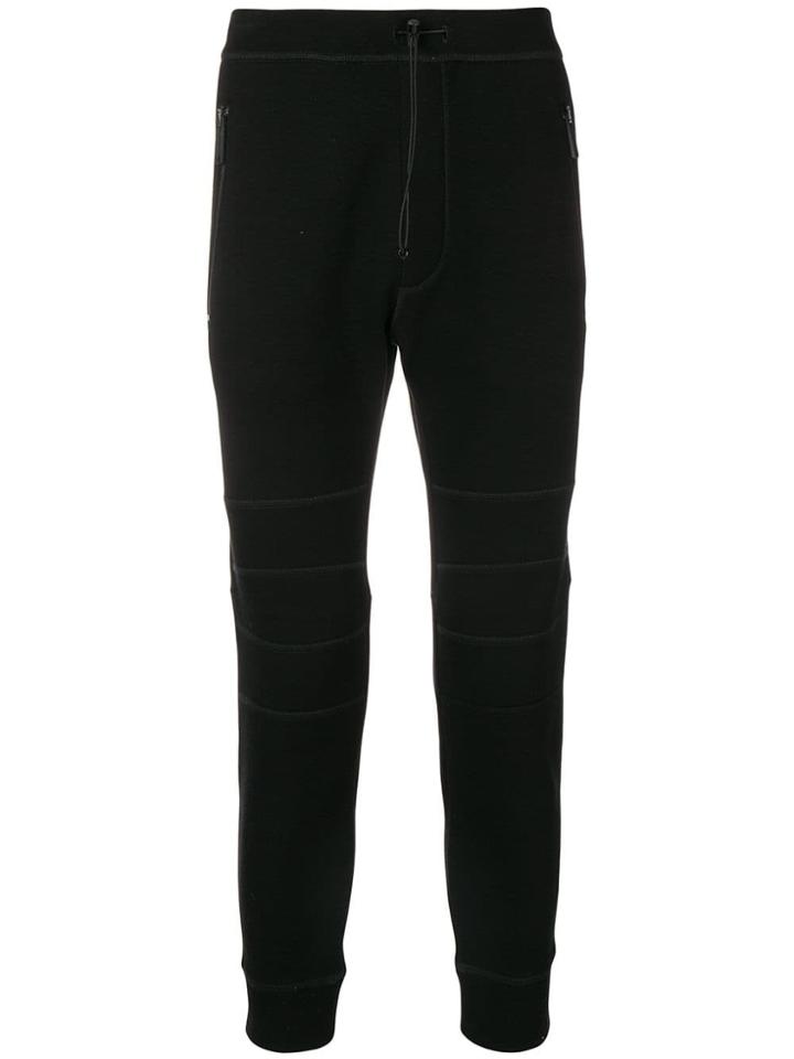 Dsquared2 Ribbed Joggers - Black