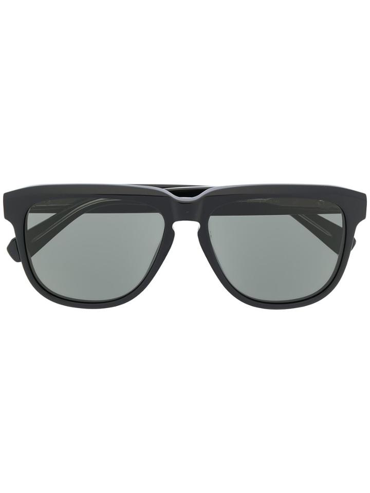 Brioni Brioni Br0063s 002 Black Black Grey Leather/fur/exotic