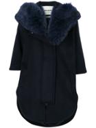 Ava Adore Hooded Coat - Blue