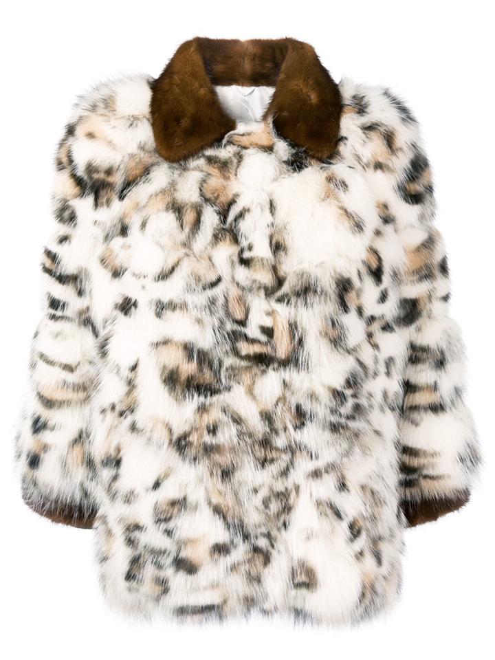 Simonetta Ravizza Maria Fur Jacket - White