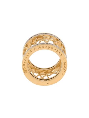 John Brevard 'web Frame' Diamond Ring, Women's, Size: 7, Metallic
