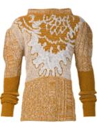 Vivienne Westwood 'bratz' Sweater, Adult Unisex, Size: S/m, Yellow/orange, Cotton/linen/flax/acrylic/polyimide