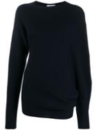 Christian Wijnants Klea Fine Knit Jumper - Blue