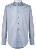 Pal Zileri - Curved Hem Shirt - Men - Cotton - 42, Blue, Cotton