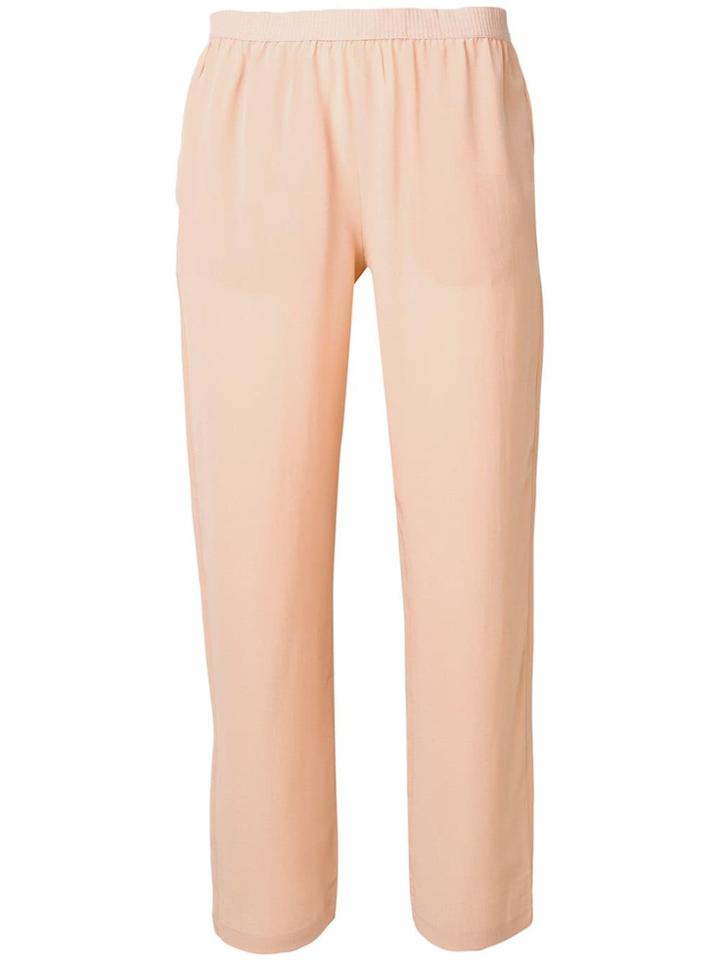 Semicouture Elasticated Cropped Trousers - Neutrals