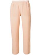 Semicouture Elasticated Cropped Trousers - Neutrals