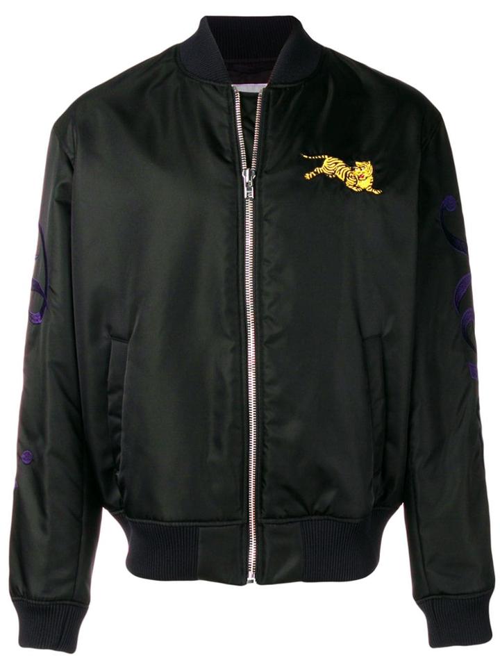 Kenzo Jumping Tiger Bomber Jacket - Black