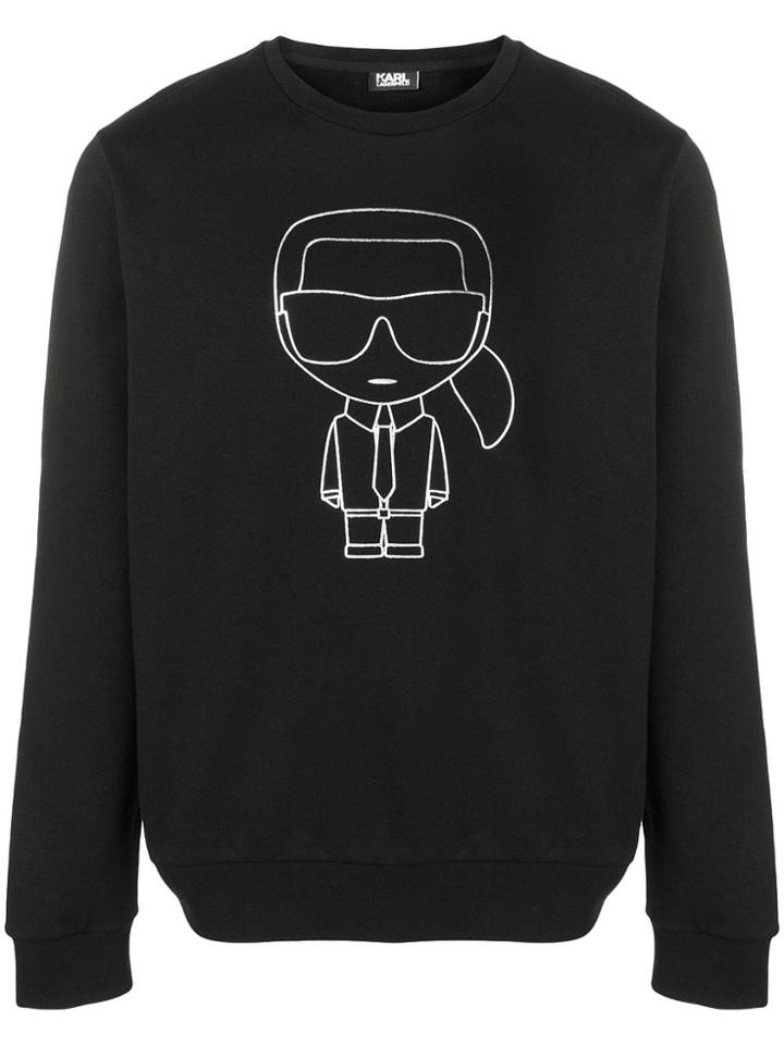 Karl Lagerfeld Karl Outline Sweatshirt - Black