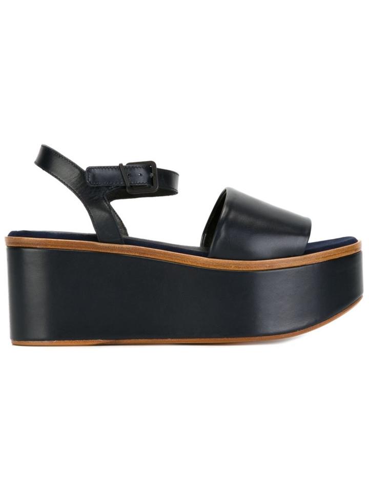 Robert Clergerie Flane Sandals, Women's, Size: 38, Blue, Leather