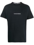 F.a.m.t. Slogan T-shirt - Black