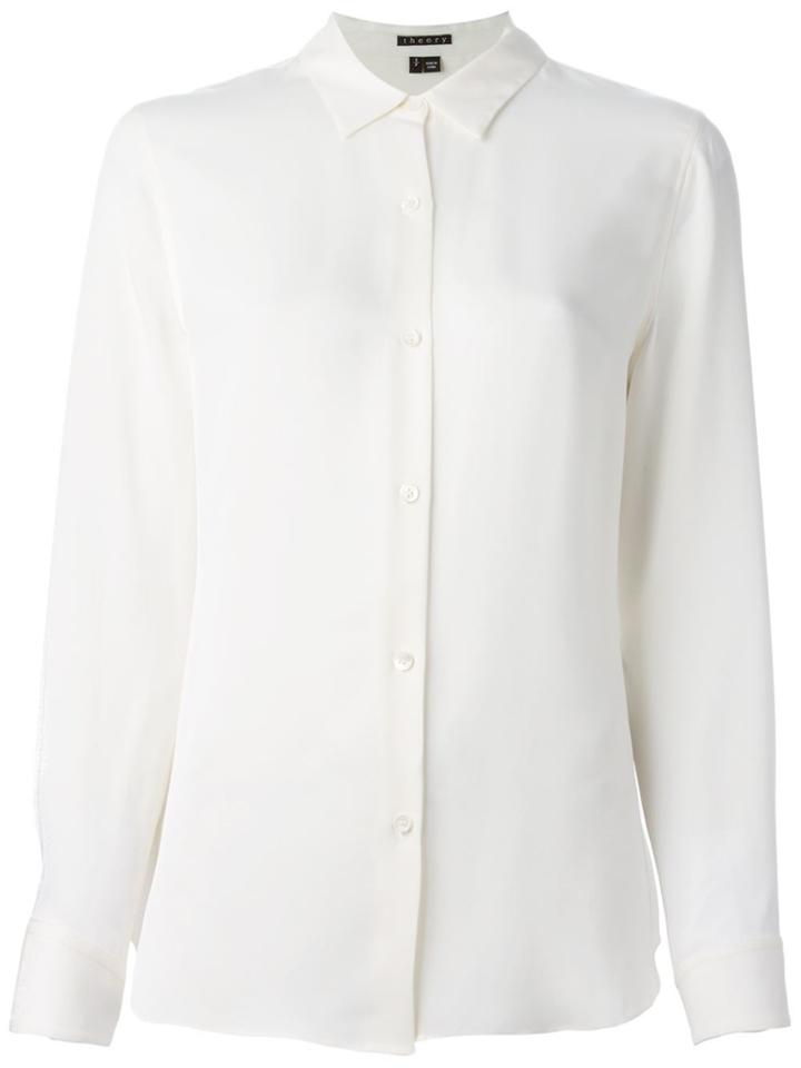 Theory 'tenia' Shirt - White