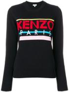 Kenzo Kenzo Paris Intarsia Jumper - Black