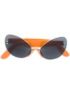 Marco De Vincenzo Cat Eye Sunglasses - Black