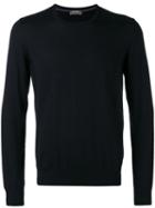 Barba - Sweater - Men - Silk/cashmere - 50, Blue, Silk/cashmere