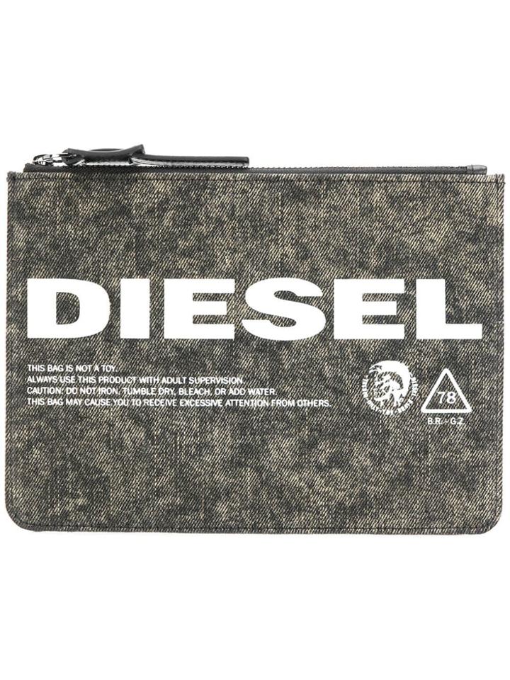 Diesel Lusina Denim Purse - Green
