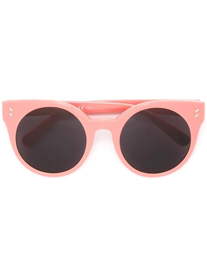 Stella Mccartney Kids Full Rim Round Sunglasses, Girl's, Pink/purple