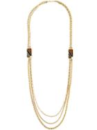 Lanvin Vintage Sautoir Necklace, Women's, Metallic