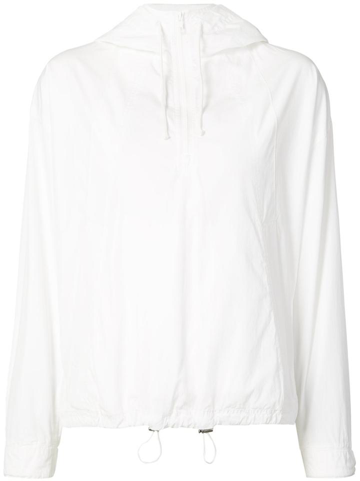 Vince - Drawstring Hoodie - Women - Cotton - M, White, Cotton