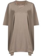 Rick Owens Drkshdw Dust Oversized T-shirt - Neutrals