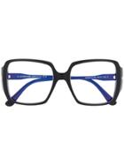 Tom Ford Eyewear Ft5621b Square-frame Glasses - Black