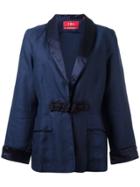 F.r.s For Restless Sleepers Embroidered Detail Blazer - Blue