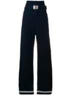 Philosophy Di Lorenzo Serafini Belted High-waist Trousers - Blue