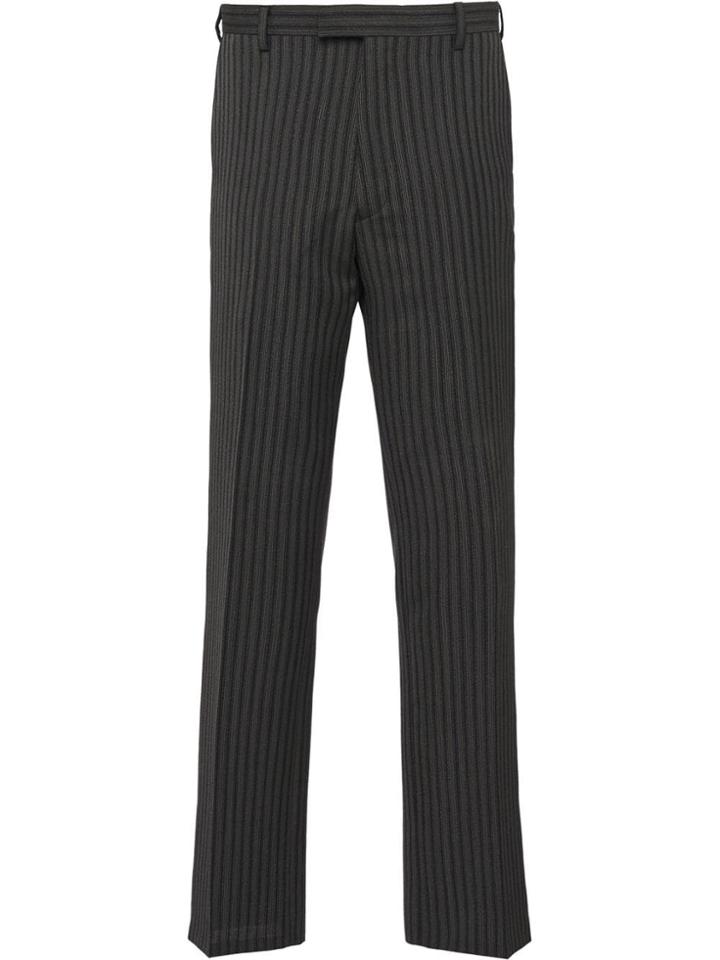 Prada Striped Trousers - Grey