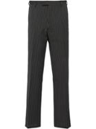 Prada Striped Trousers - Grey