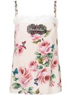 Dolce & Gabbana Floral Camisole - Pink & Purple