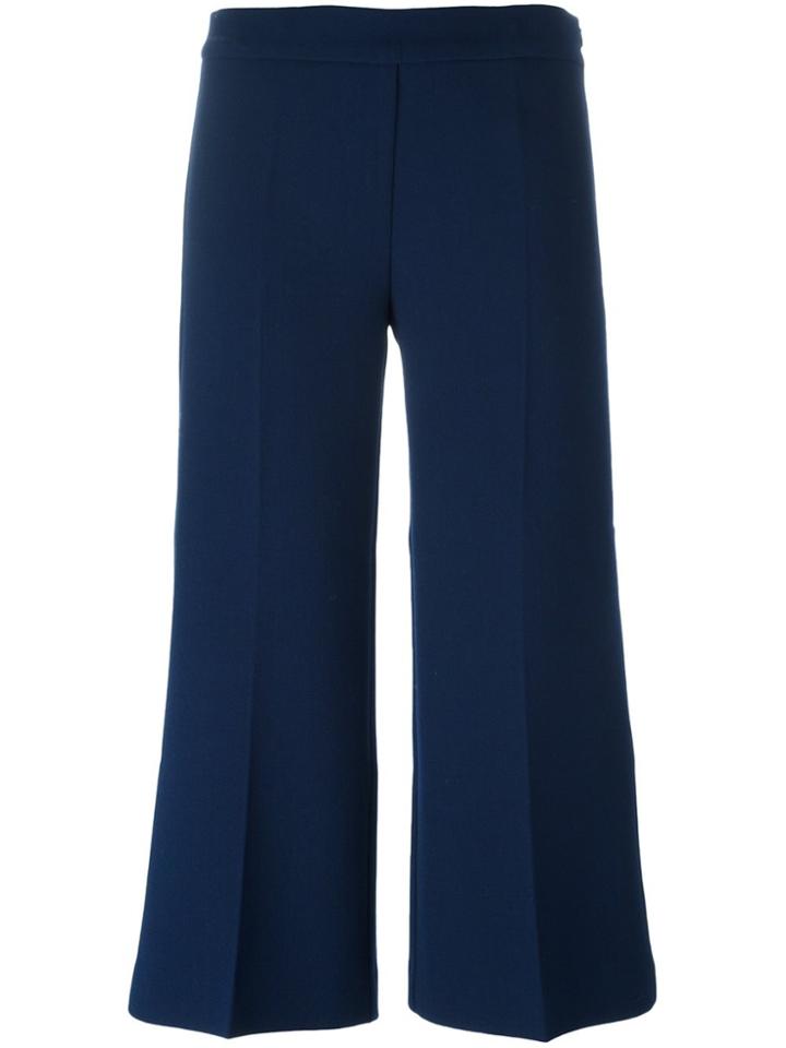 P.a.r.o.s.h. 'laki' Cropped Trousers - Blue