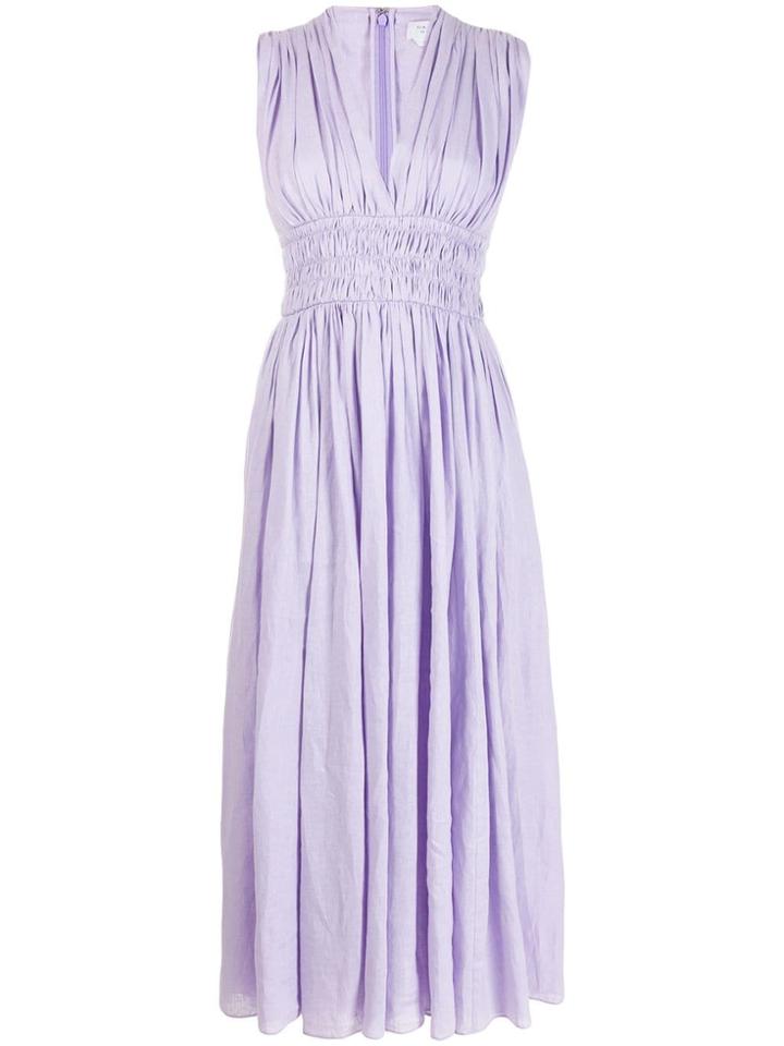 Gabriela Hearst Sleeveless Midi Dress - Pink