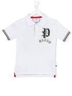 Philipp Plein Kids Oregon Jack Polo Shirt, Boy's, Size: 12 Yrs, White